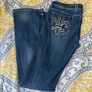 Distressed Miss Me Boot Cut Jeans